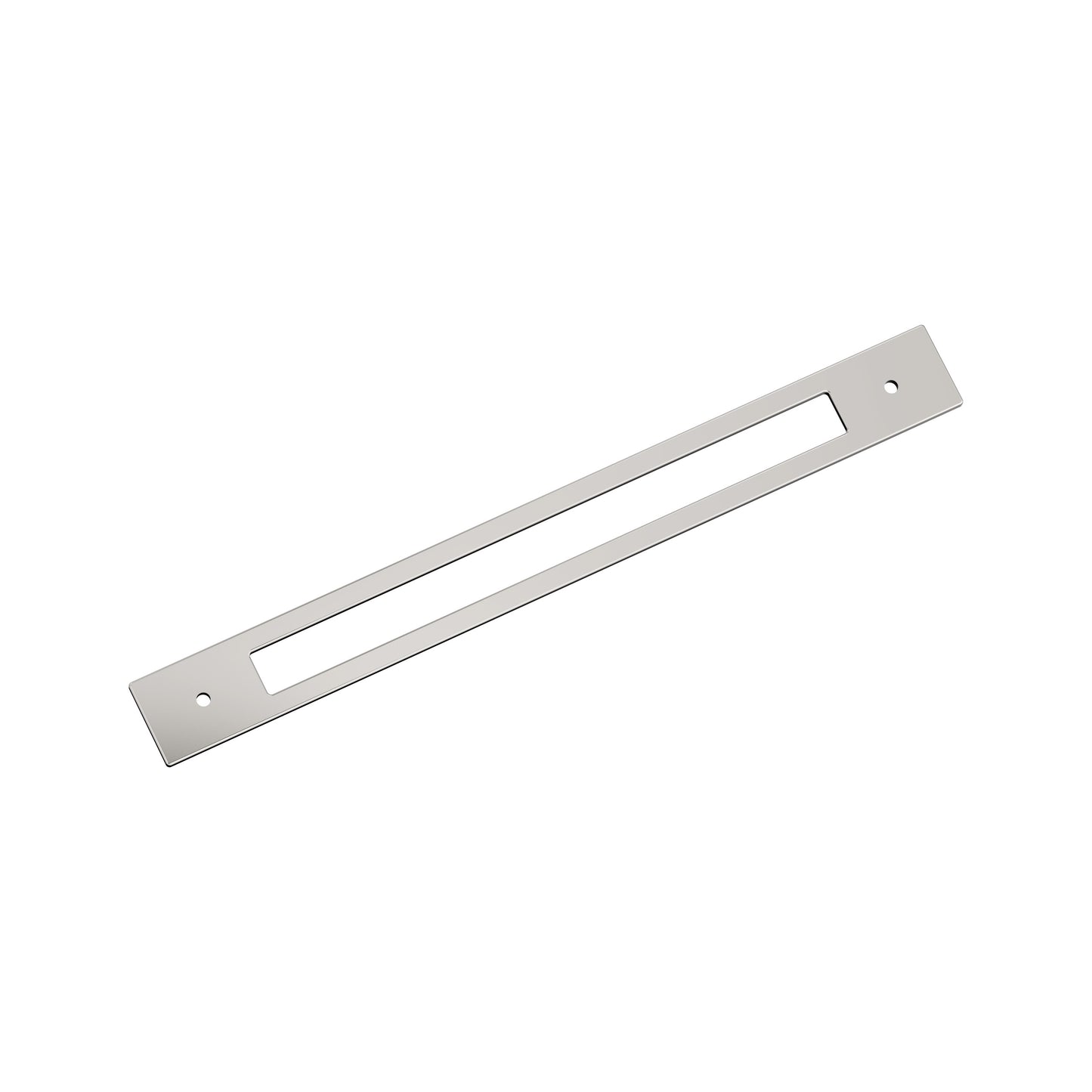 Amerock Medora Backplate - 12 inch (305mm) CTC - Polished Nickel