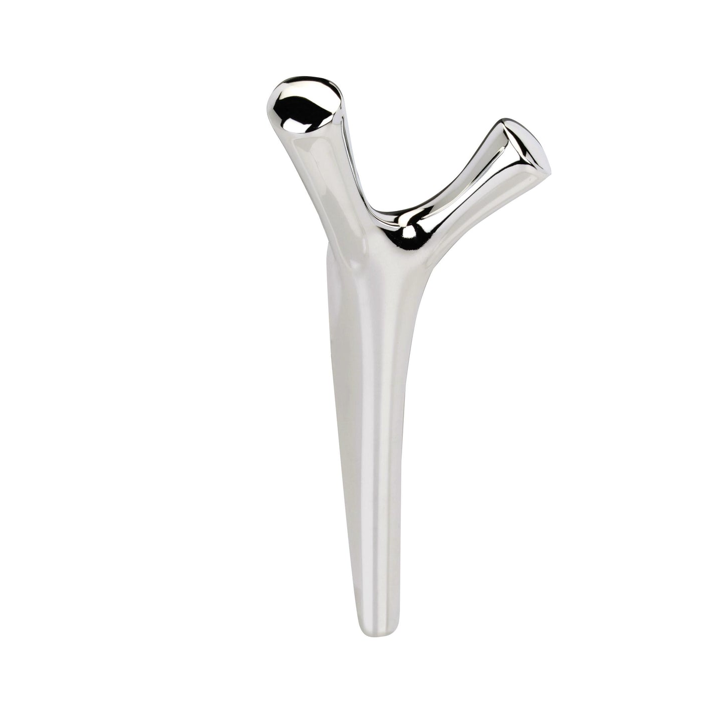 Amerock Kodiak Decorative Hook - Double Prong - Polished Nickel