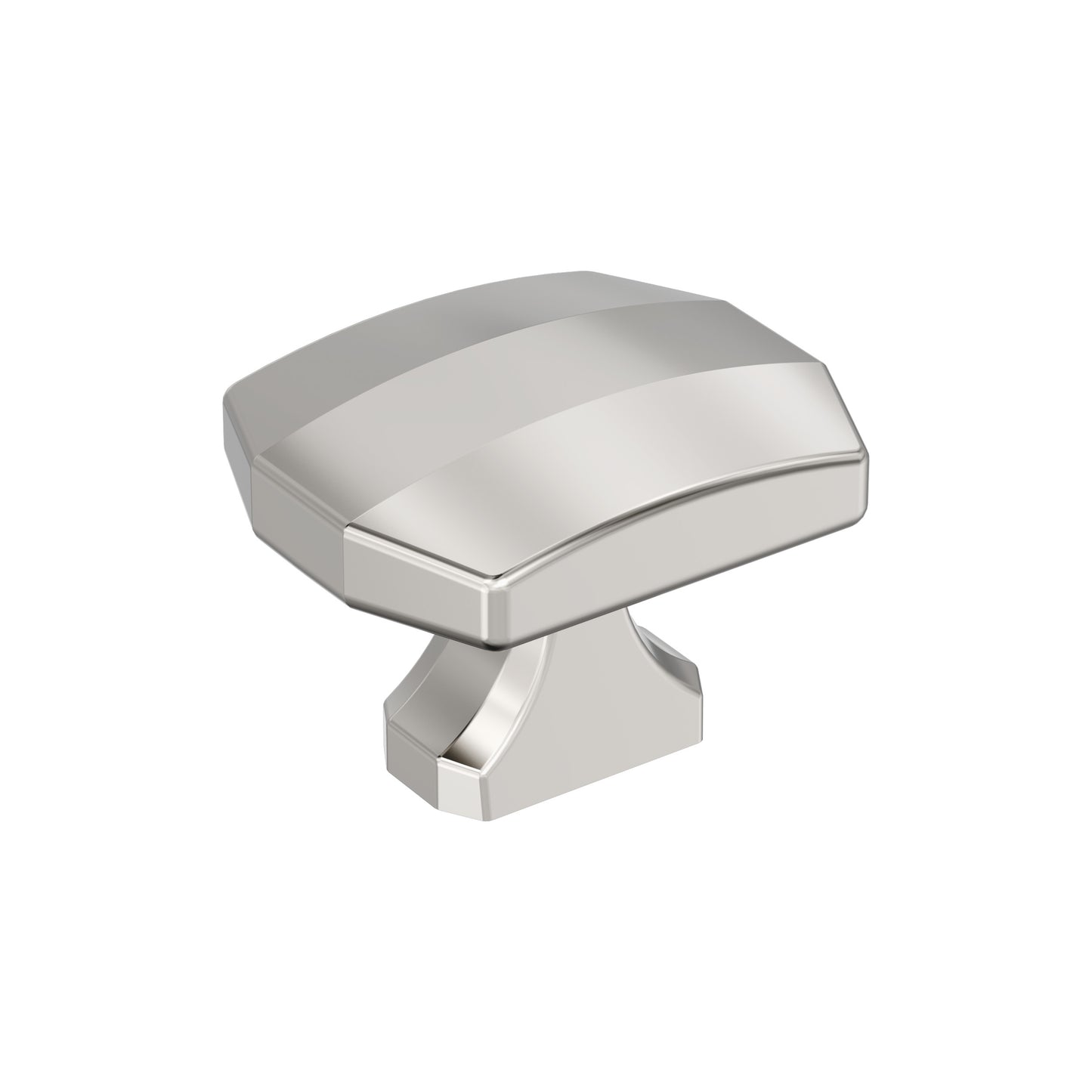 Amerock Bellamy Knob - 1-1/2 inch (38mm) Length - Polished Nickel