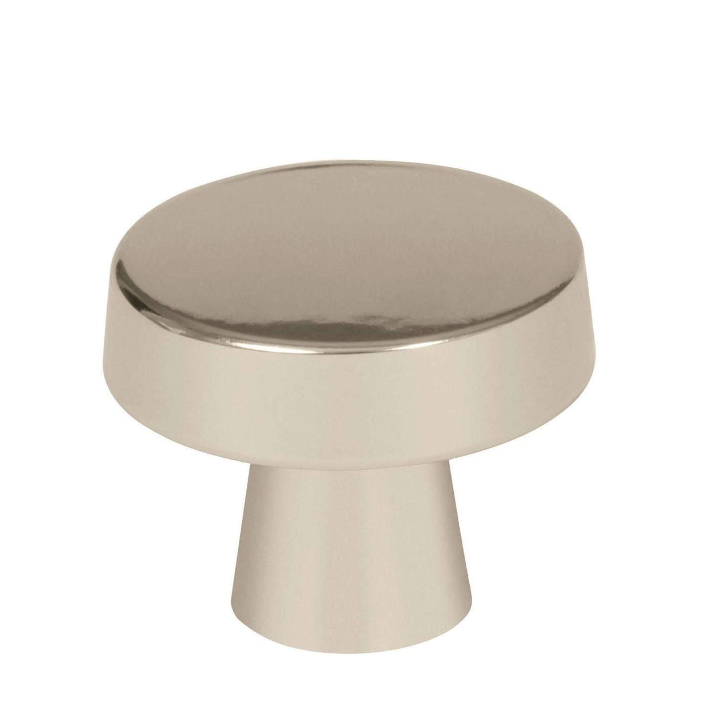 Amerock Blackrock Knob - 1-5/16 inch (33mm) Diameter - Polished Nickel