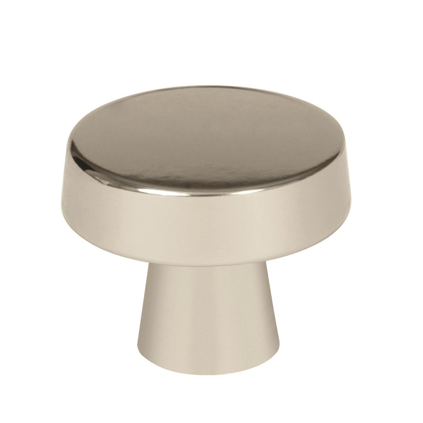 Amerock Blackrock Knob - 1-5/8 inch (41mm) Diameter - Polished Nickel