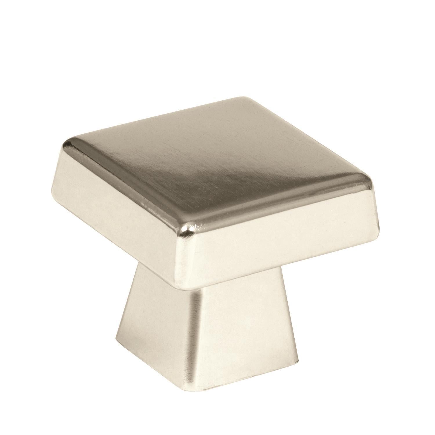 Amerock Blackrock Knob - 1-1/2 inch (38mm) Length - Polished Nickel