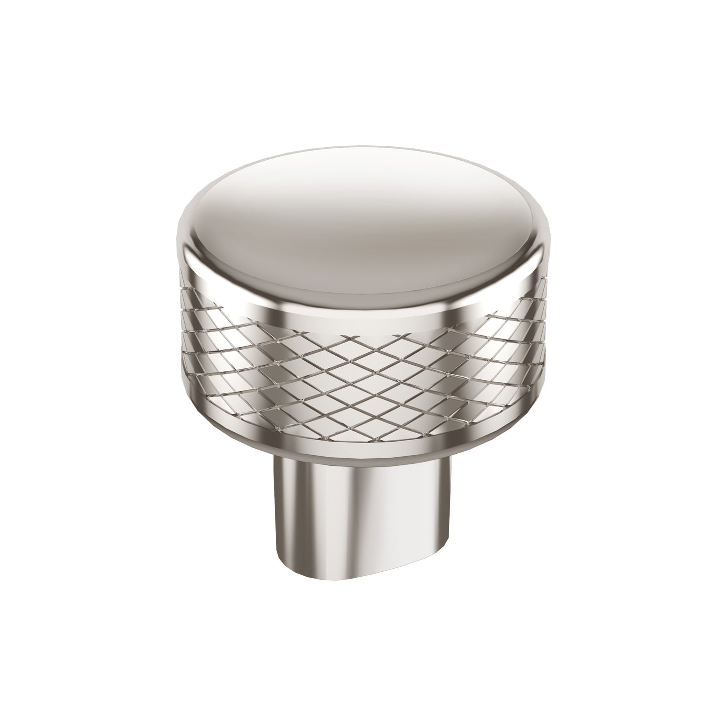 Amerock Bronx Knob - 1-1/4 inch (32mm) Diameter - Polished Nickel