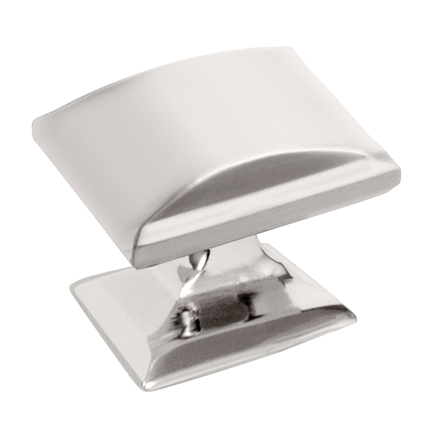 Amerock Candler Knob - 1-1/4 inch (32mm) Length - Polished Nickel