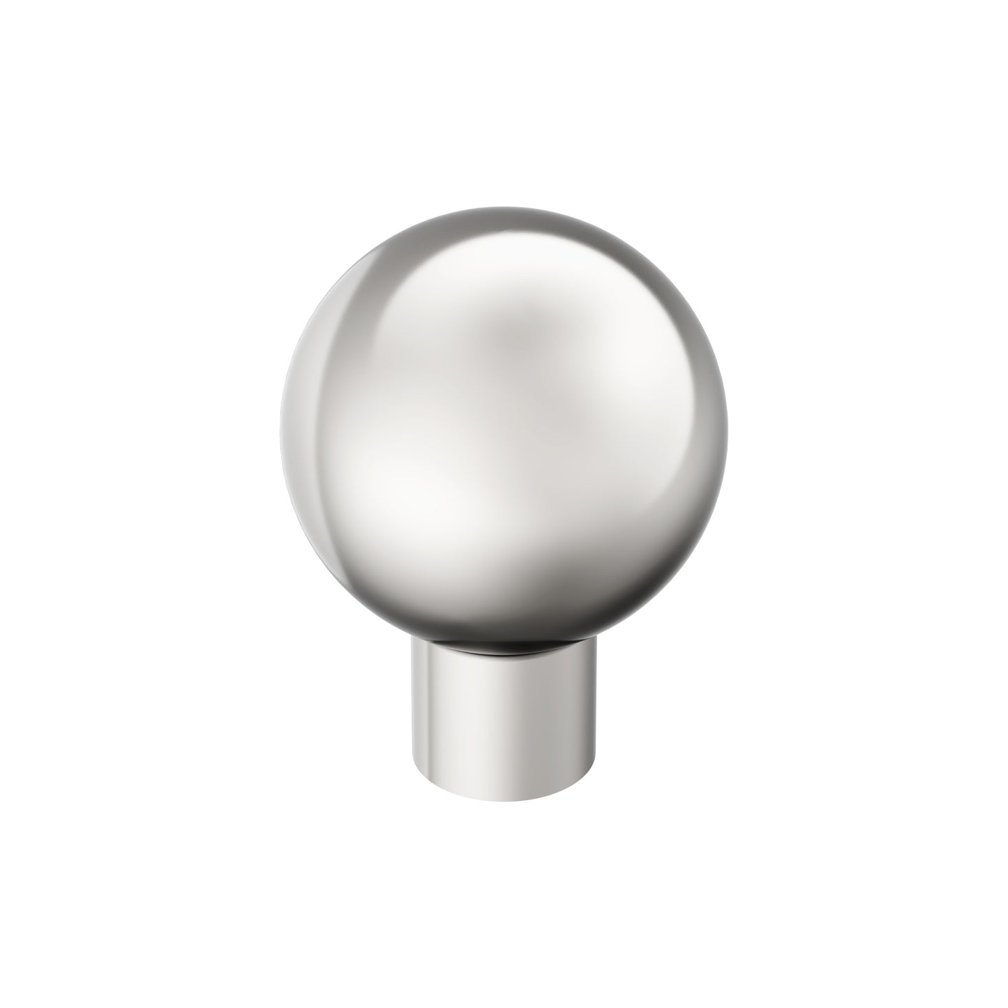 Amerock Coble Knob - 1-1/8 inch (29mm) Diameter - Polished Nickel