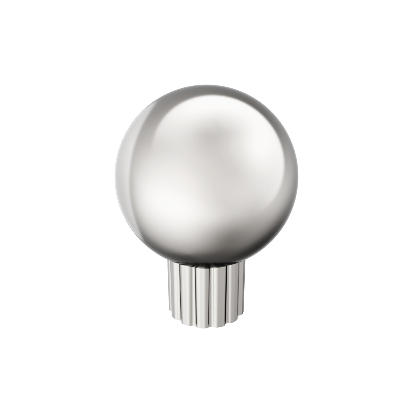 Amerock Cowrie Knob - 1-1/8 inch (29mm) Diameter - Polished Nickel