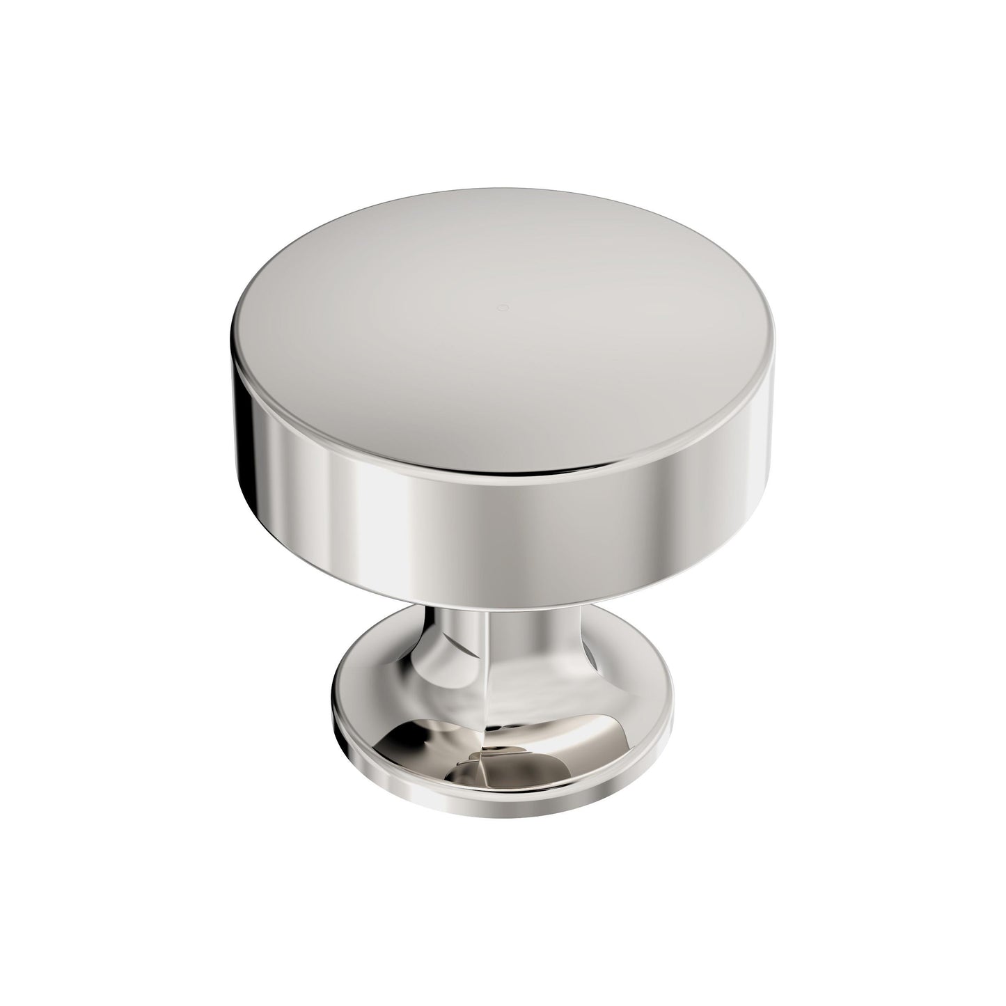 Amerock Everett Knob - 1-5/16 inch (33mm) Diameter - Polished Nickel