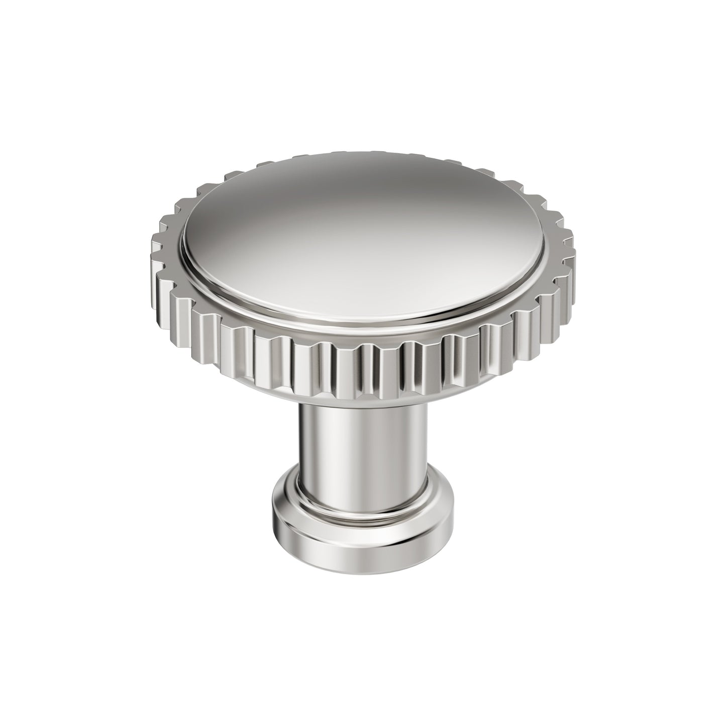 Amerock Farewind Knob - 1-1/4 inch (32mm) Diameter - Polished Nickel