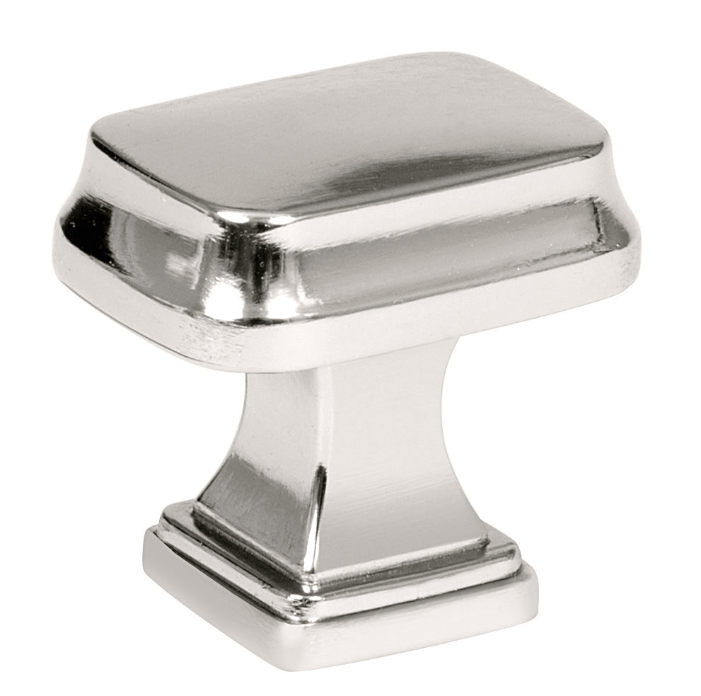 Amerock Revitalize Knob - 1-1/4 inch (32mm) Length - Polished Nickel