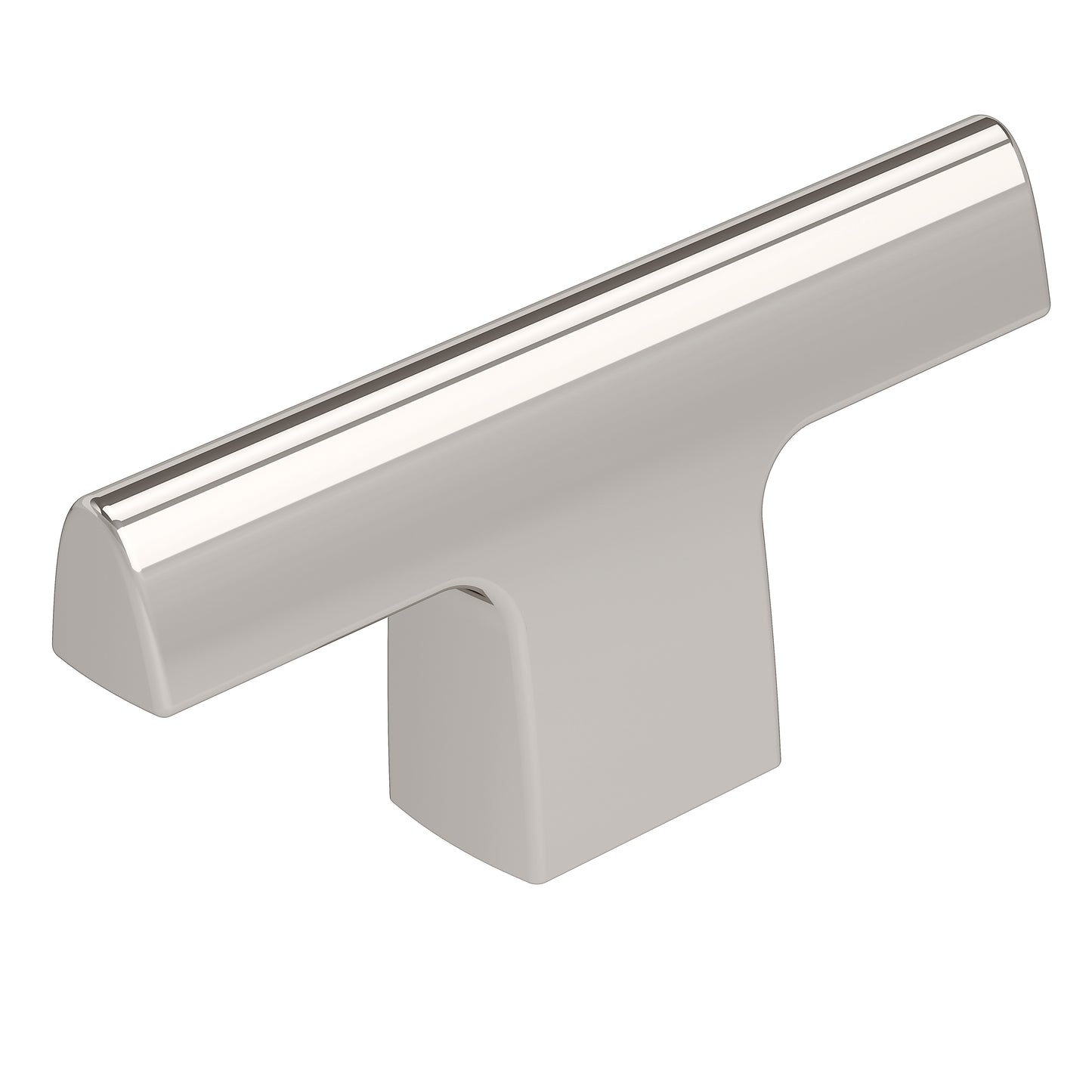 Amerock Riva Knob - 2-1/2 inch (64mm) Length - Polished Nickel