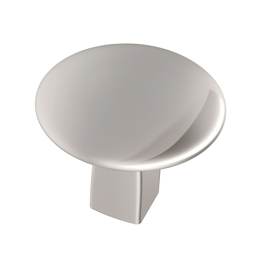 Amerock Riva Cabinet Knob - Polished Nickel