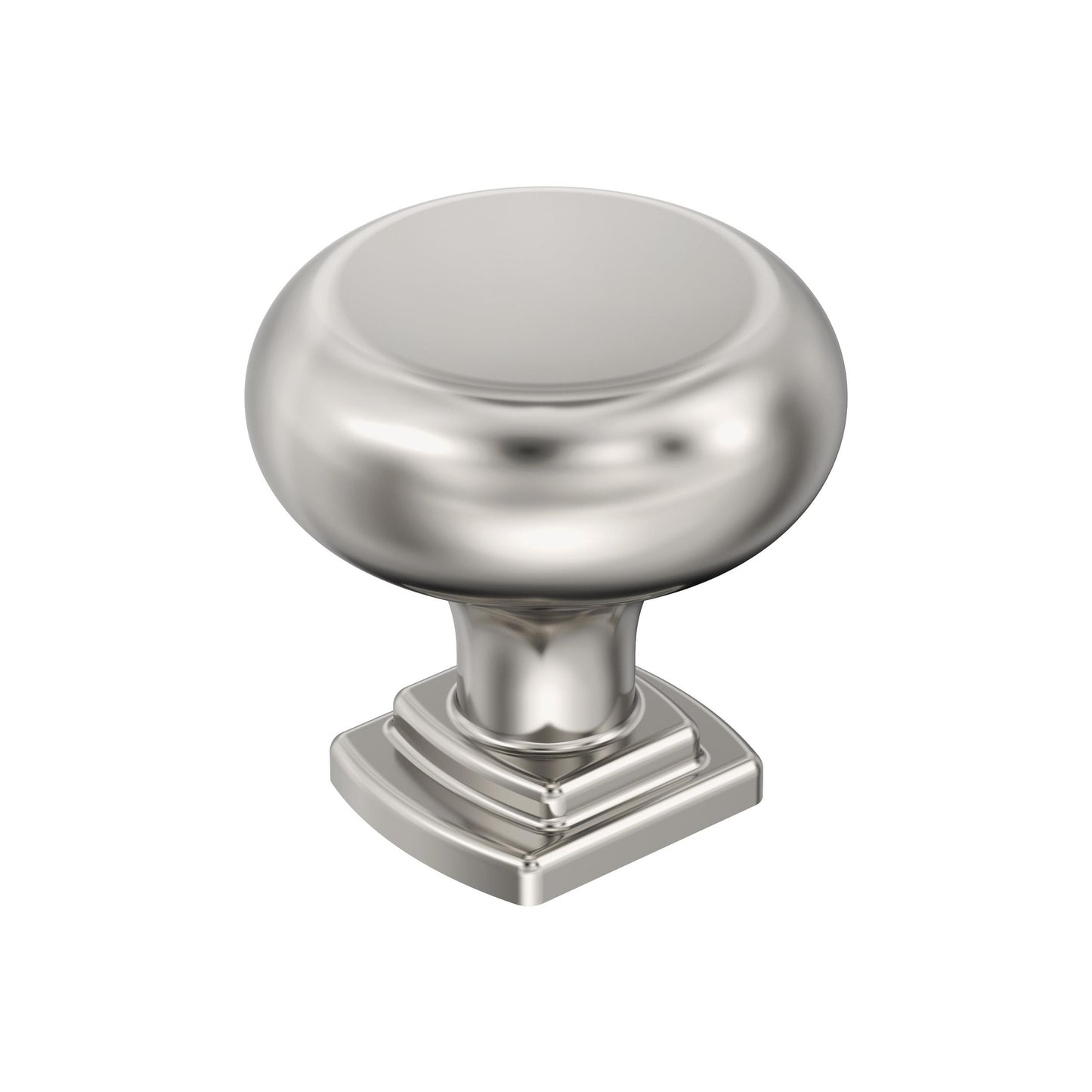 Amerock Surpass Knob - 1-1/4 inch (32mm) Diameter - Polished Nickel