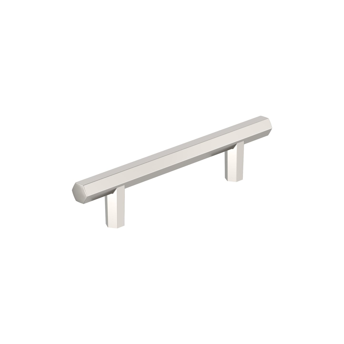Amerock Caliber Pull - 3-3/4 inch (96mm) CTC - Polished Nickel