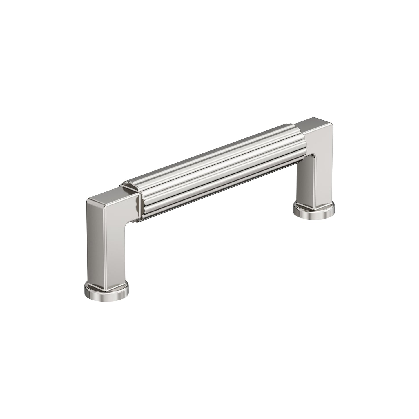 Amerock Ballard Pull - 3-3/4 inch (96mm) CTC - Polished Nickel