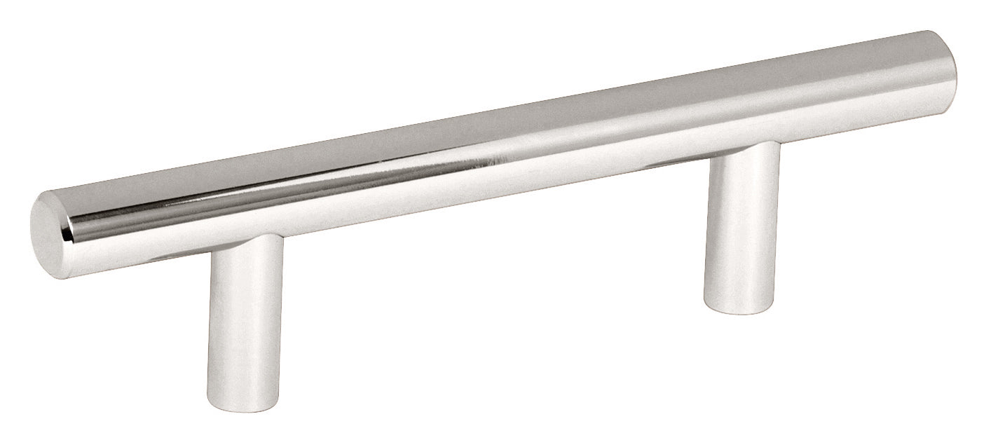 Amerock Bar Pulls Pull - 3 inch (76mm) CTC - Polished Nickel