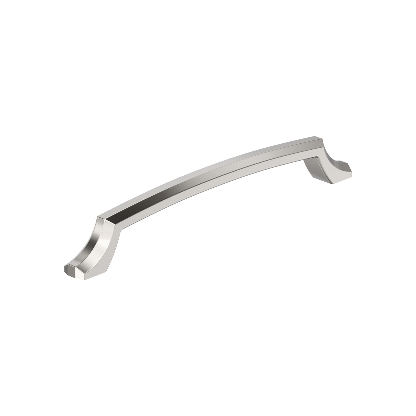 Amerock Bellamy Pull - 7-9/16 inch (192mm) CTC - Polished Nickel