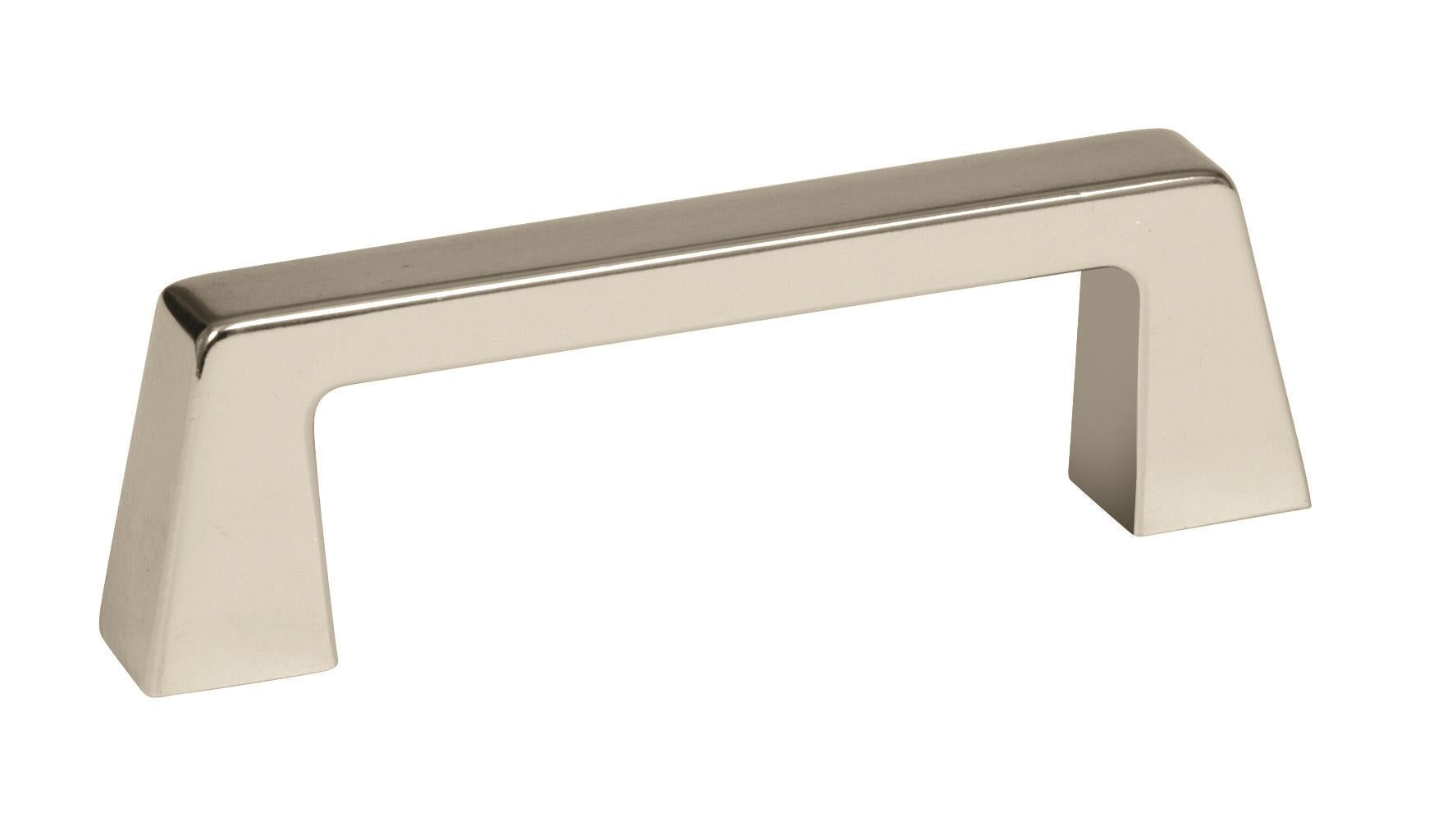 Amerock Blackrock Pull - 3 inch (76mm) CTC - Polished Nickel