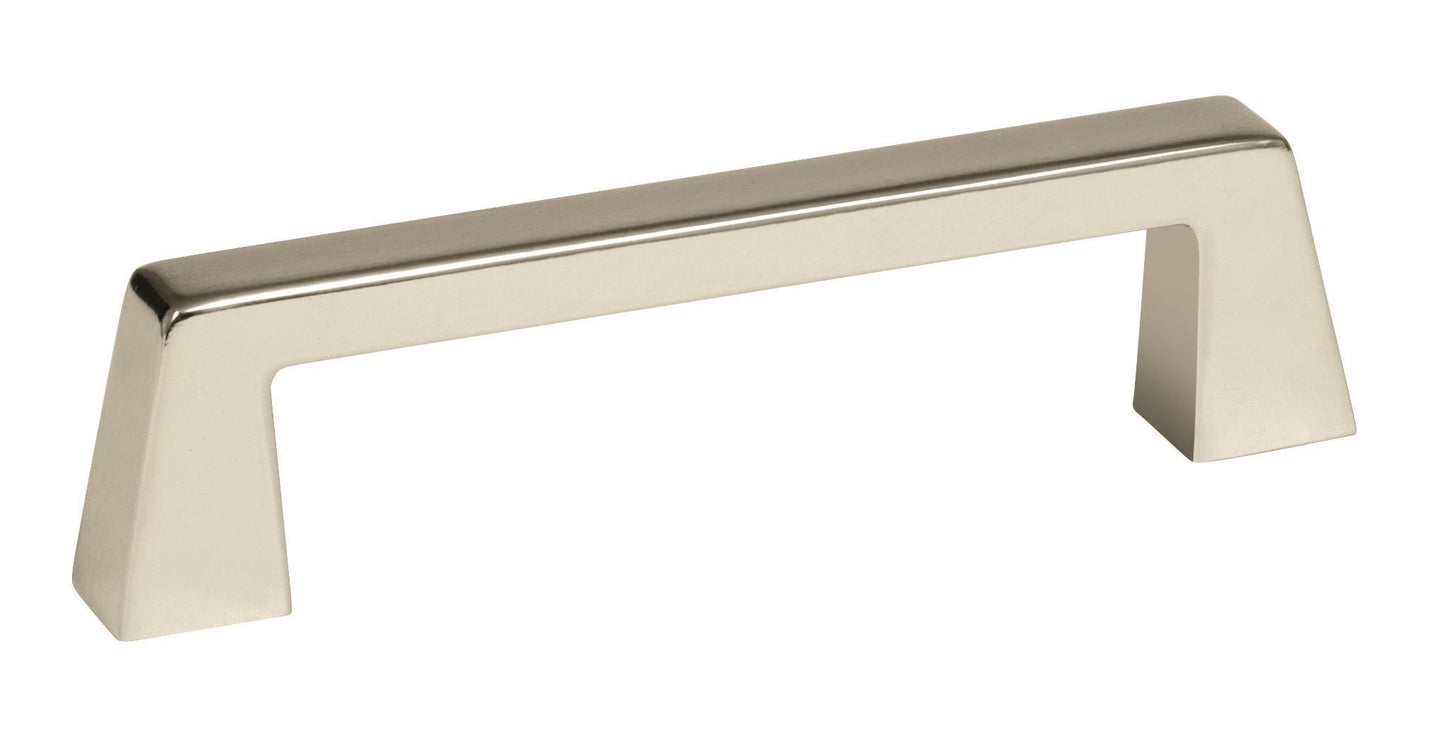 Amerock Blackrock Pull - 3-3/4 inch (96mm) CTC - Polished Nickel