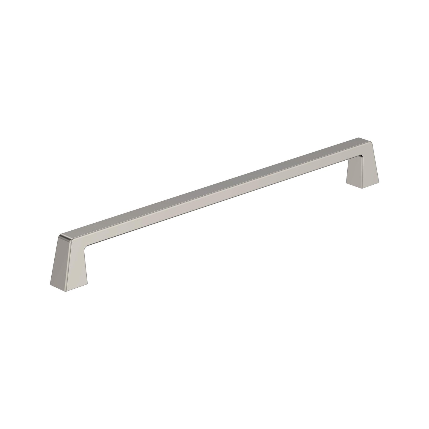 Amerock Blackrock Pull - 10-1/16 inch (256mm) CTC - Polished Nickel