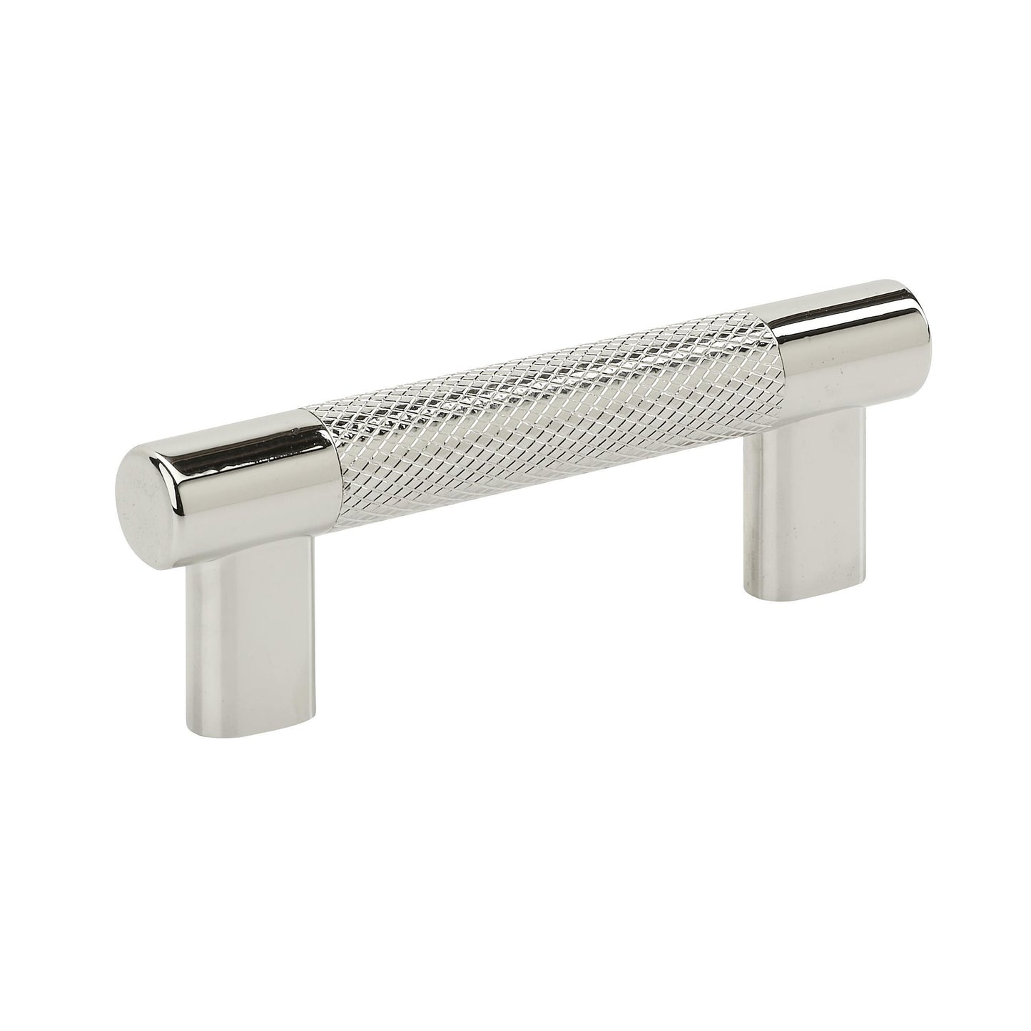 Amerock Bronx Pull - 3 inch or 3-3/4 inch (76mm or 96mm) CTC - Polished Nickel