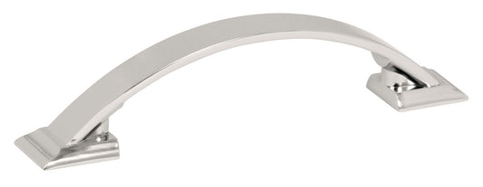 Amerock Candler Pull - 3 inch (76mm) CTC - Polished Nickel