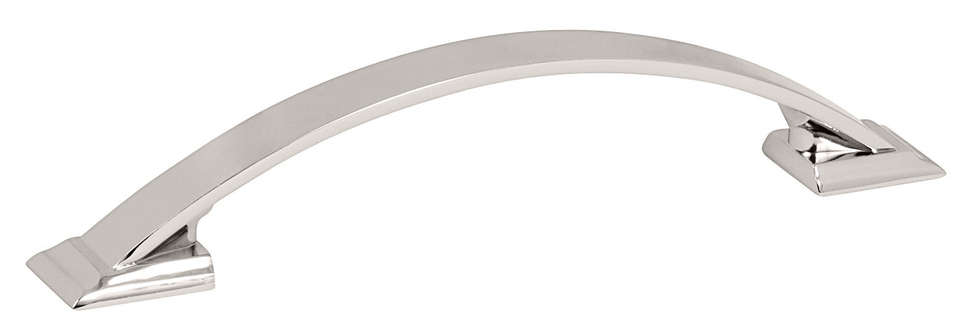 Amerock Candler Pull - 3-3/4 inch (96mm) CTC - Polished Nickel