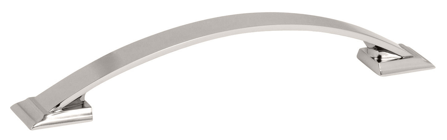 Amerock Candler Pull - 5-1/16 inch (128mm) CTC - Polished Nickel