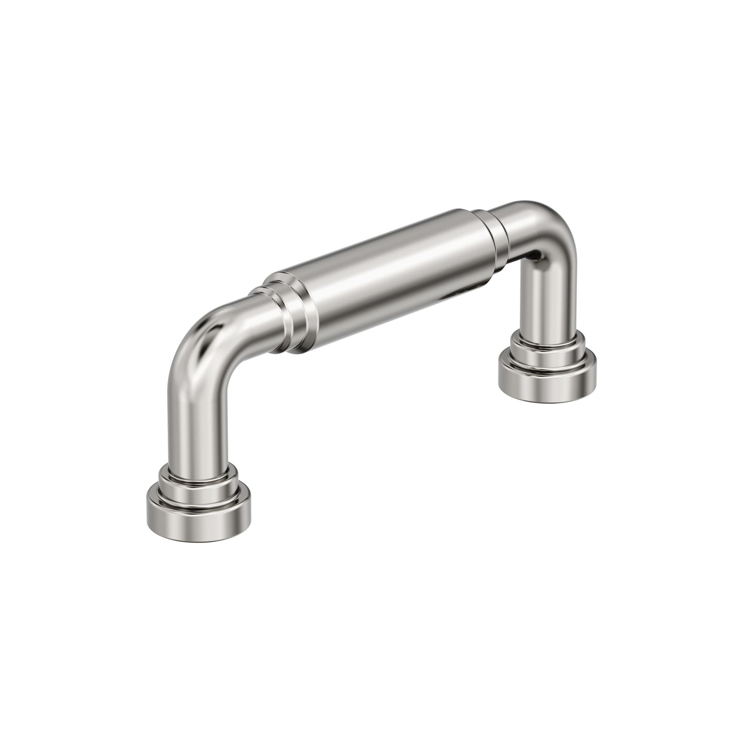 Amerock Coble Pull - 3 inch (76mm) CTC - Polished Nickel