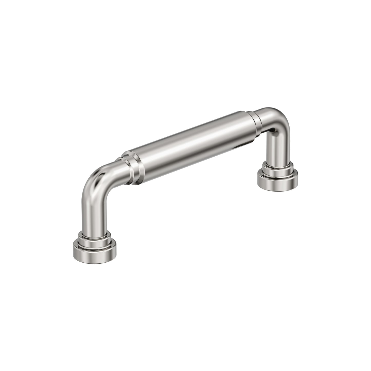 Amerock Coble Pull - 3-3/4 inch (96mm) CTC - Polished Nickel