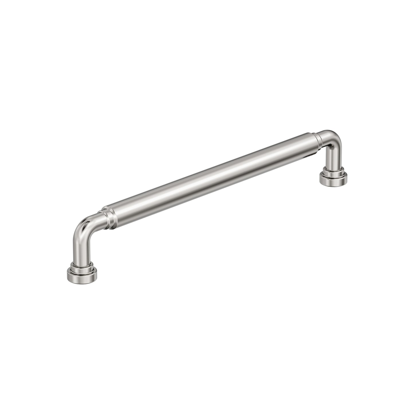 Amerock Coble Pull - 7-9/16 inch (192mm) CTC - Polished Nickel