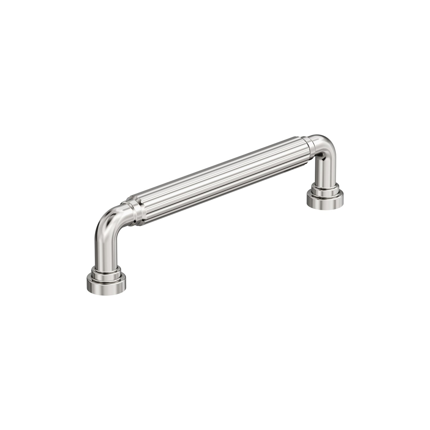 Amerock Cowrie Pull - 5-1/16 inch (128mm) CTC - Polished Nickel