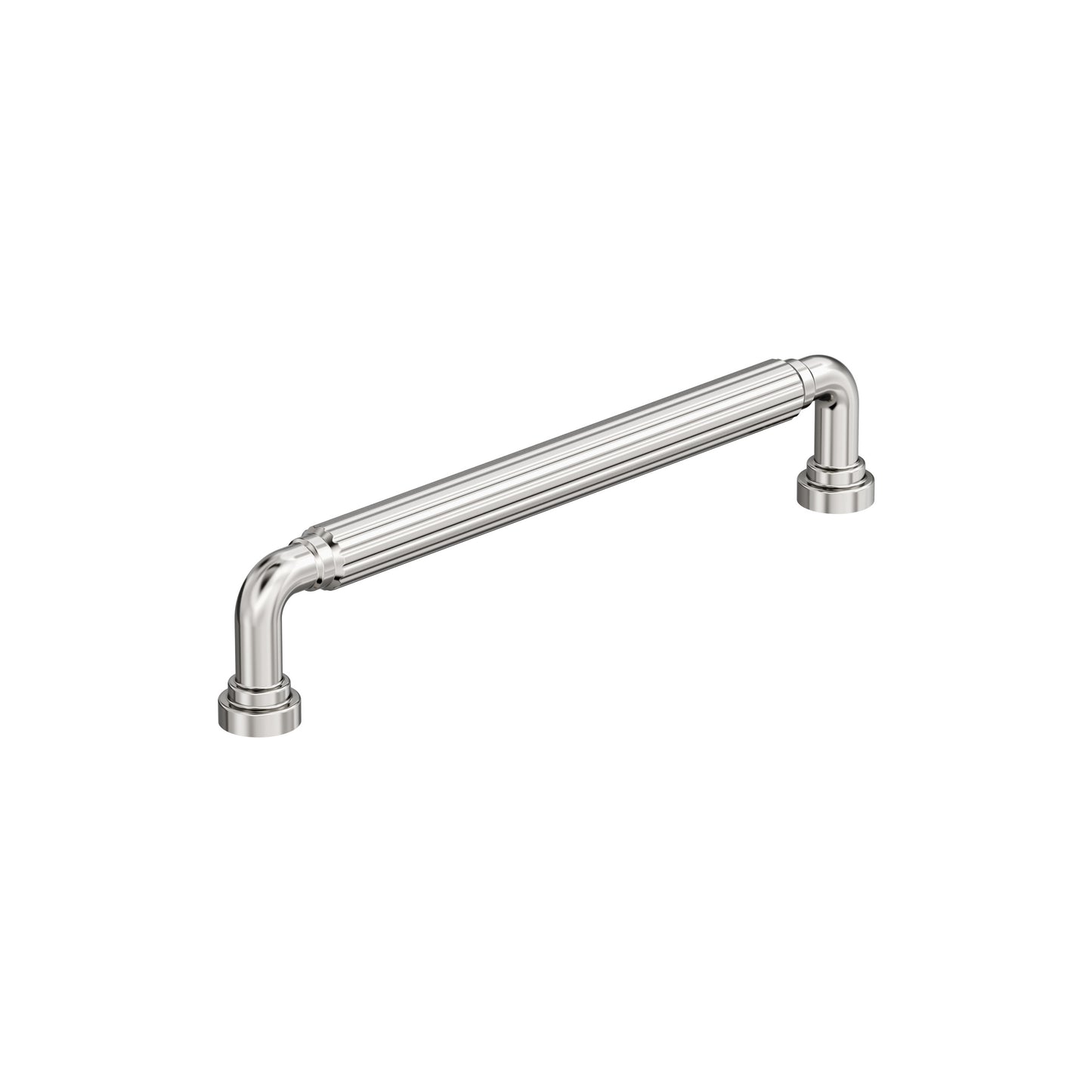 Amerock Cowrie Pull - 6-5/16 inch (160mm) CTC - Polished Nickel