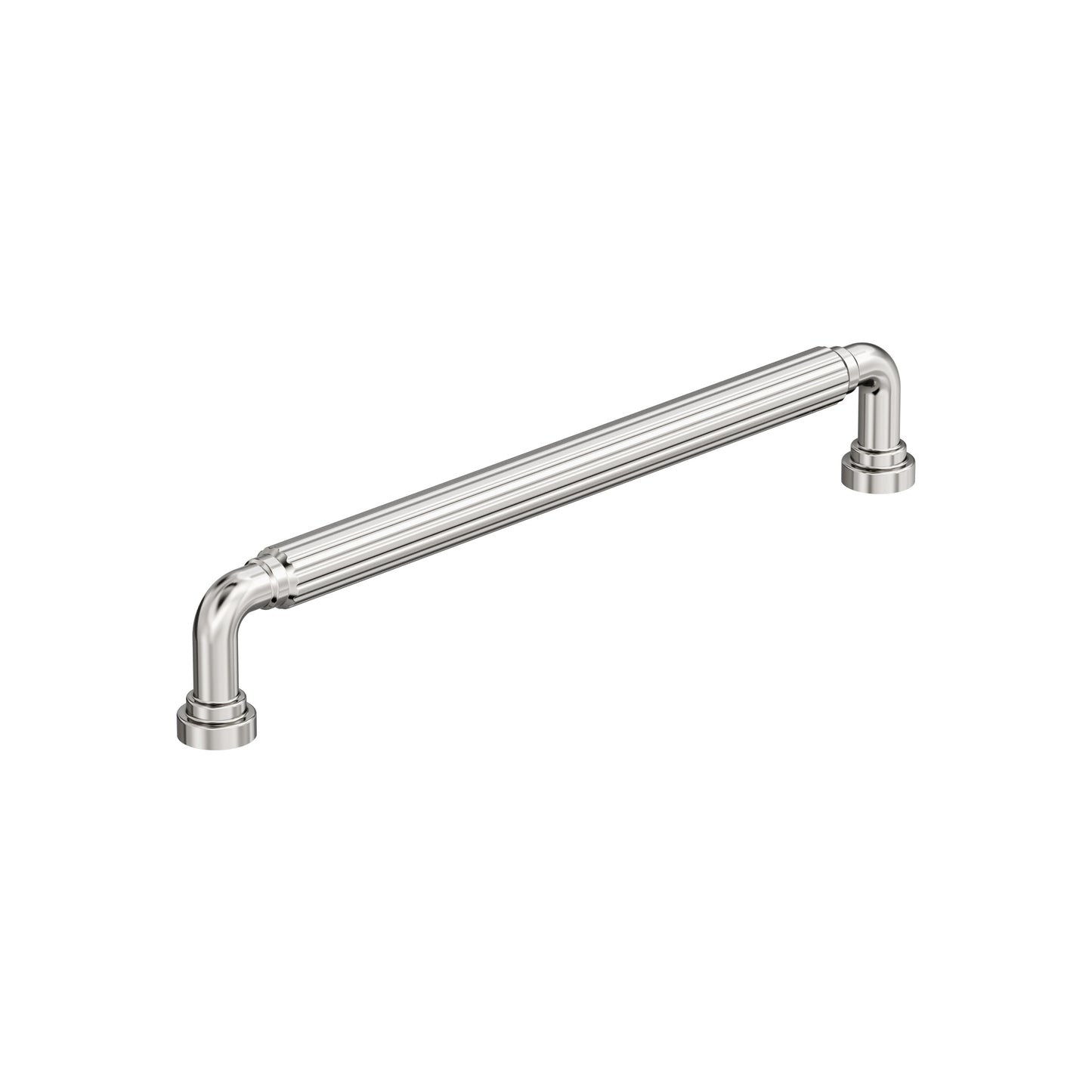 Amerock Cowrie Pull - 7-9/16 inch (192mm) CTC - Polished Nickel