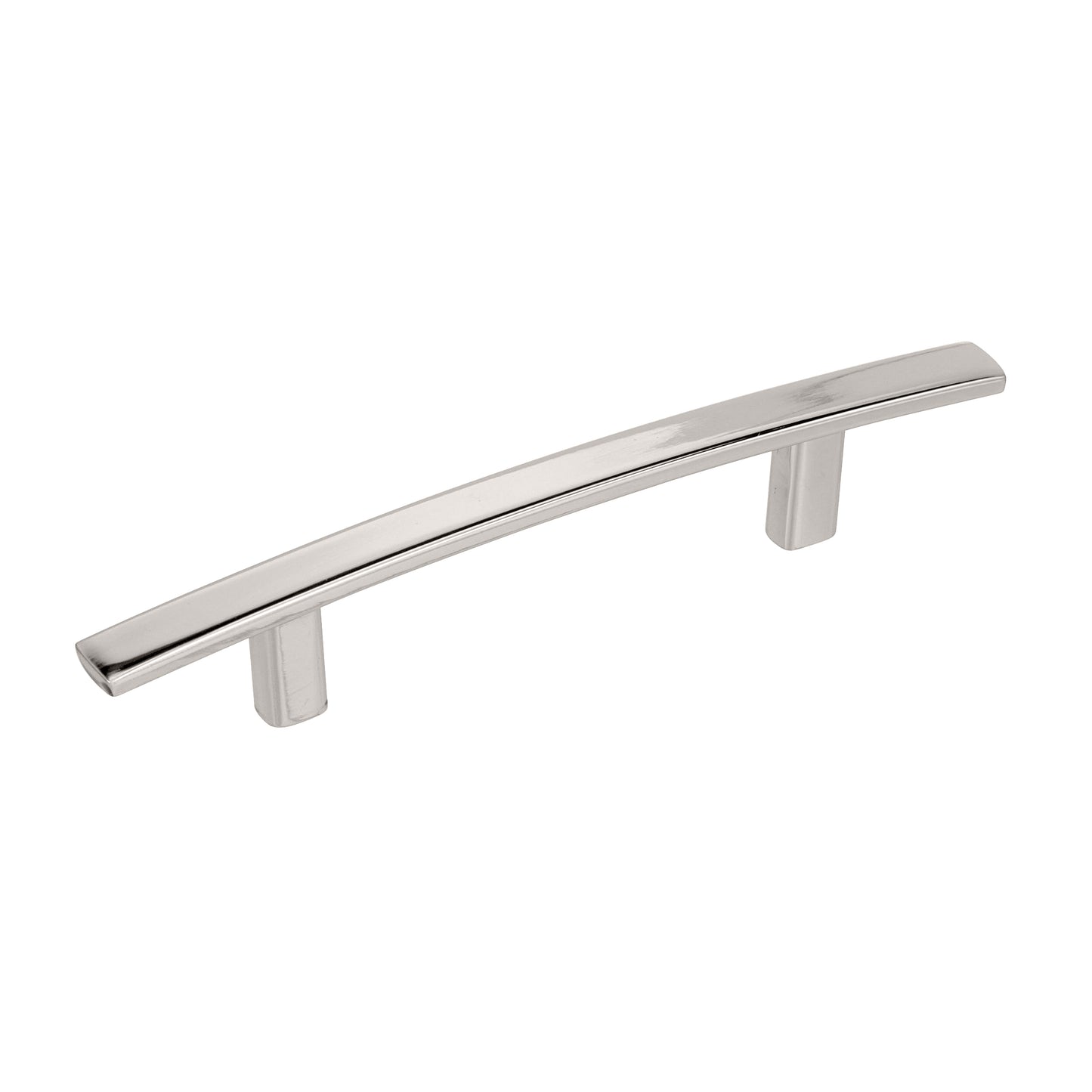 Amerock Cyprus Pull - 3-3/4 inch (96mm) CTC - Polished Nickel