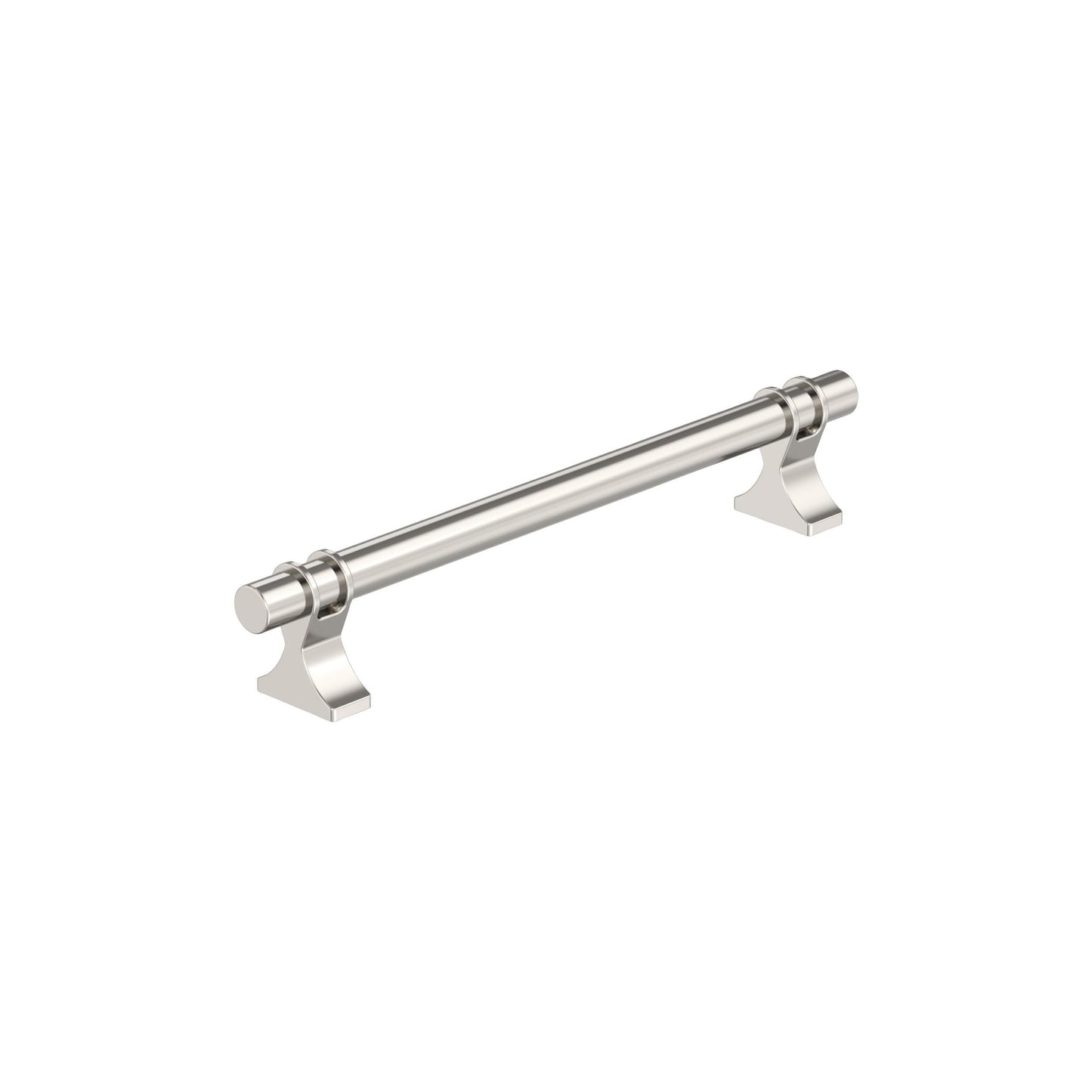 Amerock Davenport Pull - 6-5/16 inch (160mm) CTC - Polished Nickel