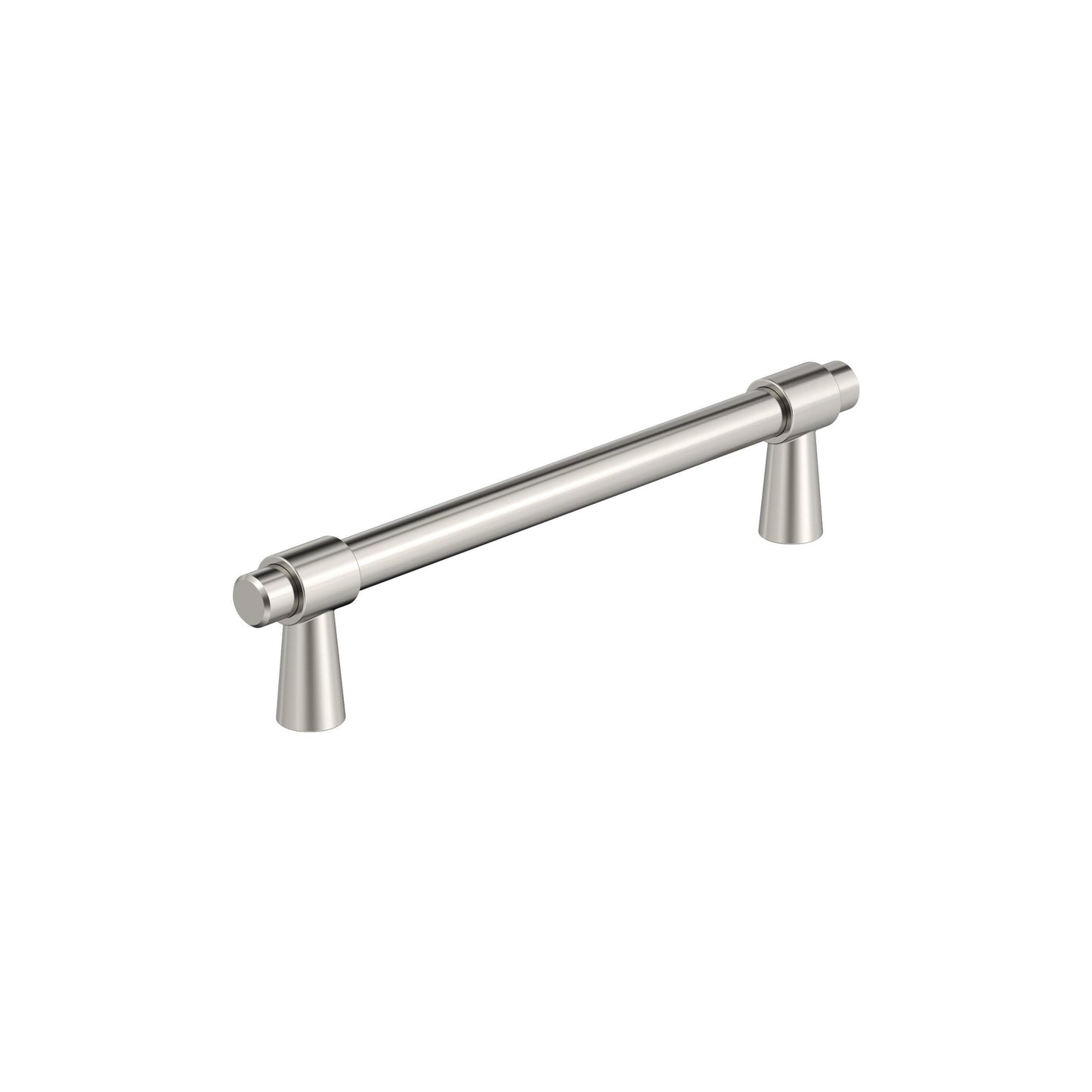 Amerock Destine Pull - 5-1/16 inch (128mm) CTC - Polished Nickel