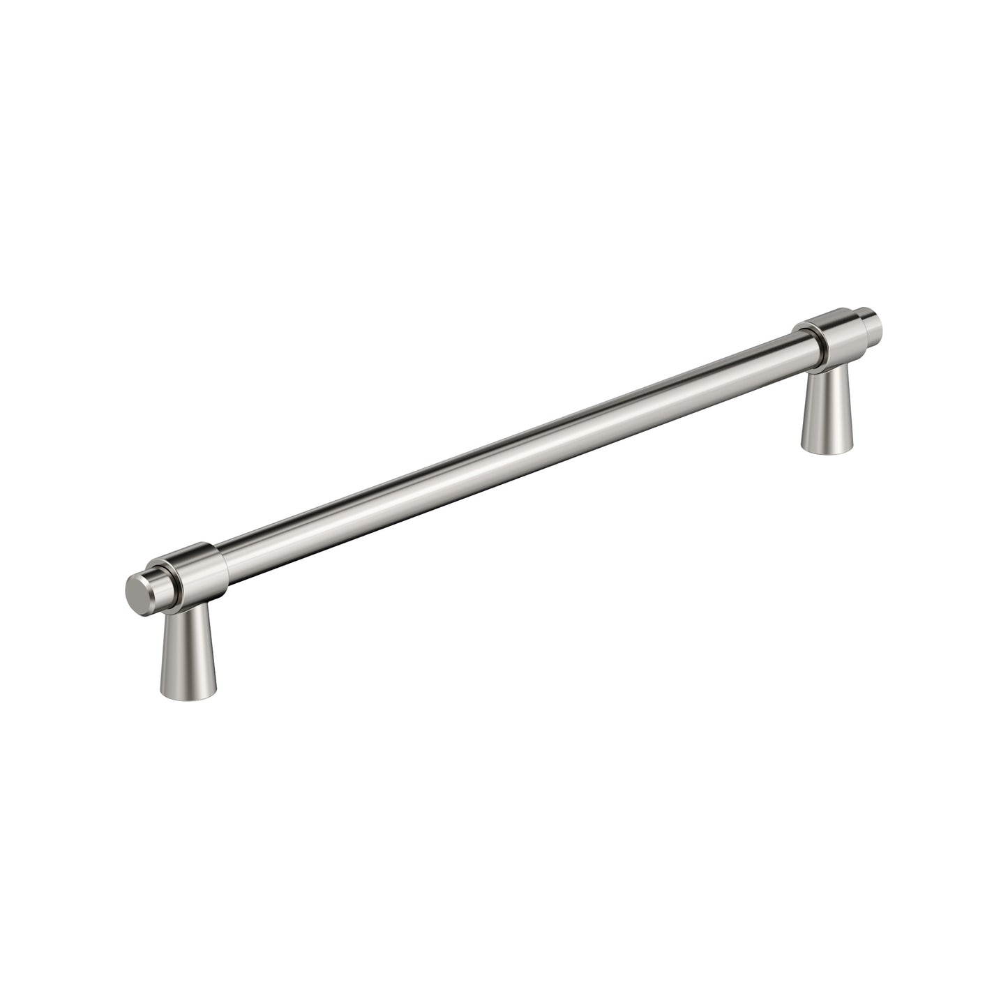 Amerock Destine Pull - 10-1/16 inch (256mm) CTC - Polished Nickel