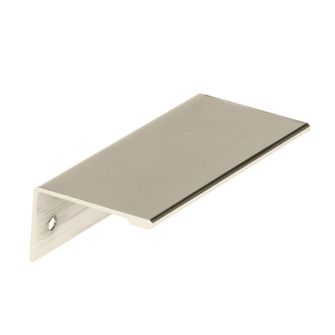 Amerock Edge Pulls Edge Pull - 3 inch (76mm) CTC - Polished Nickel