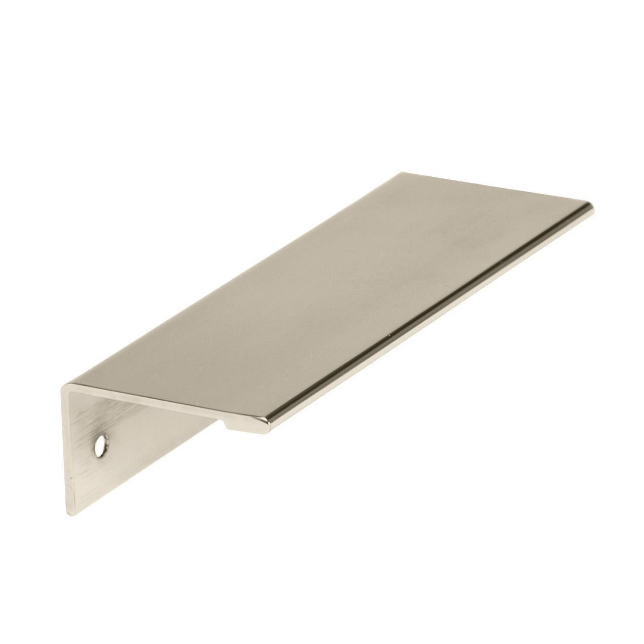 Amerock Edge Pulls Edge Pull - 3-3/4 inch (96mm) CTC - Polished Nickel