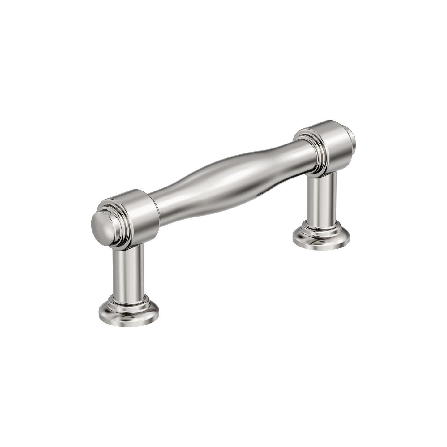 Amerock Enlivity Pull - 3 inch (76mm) CTC - Polished Nickel