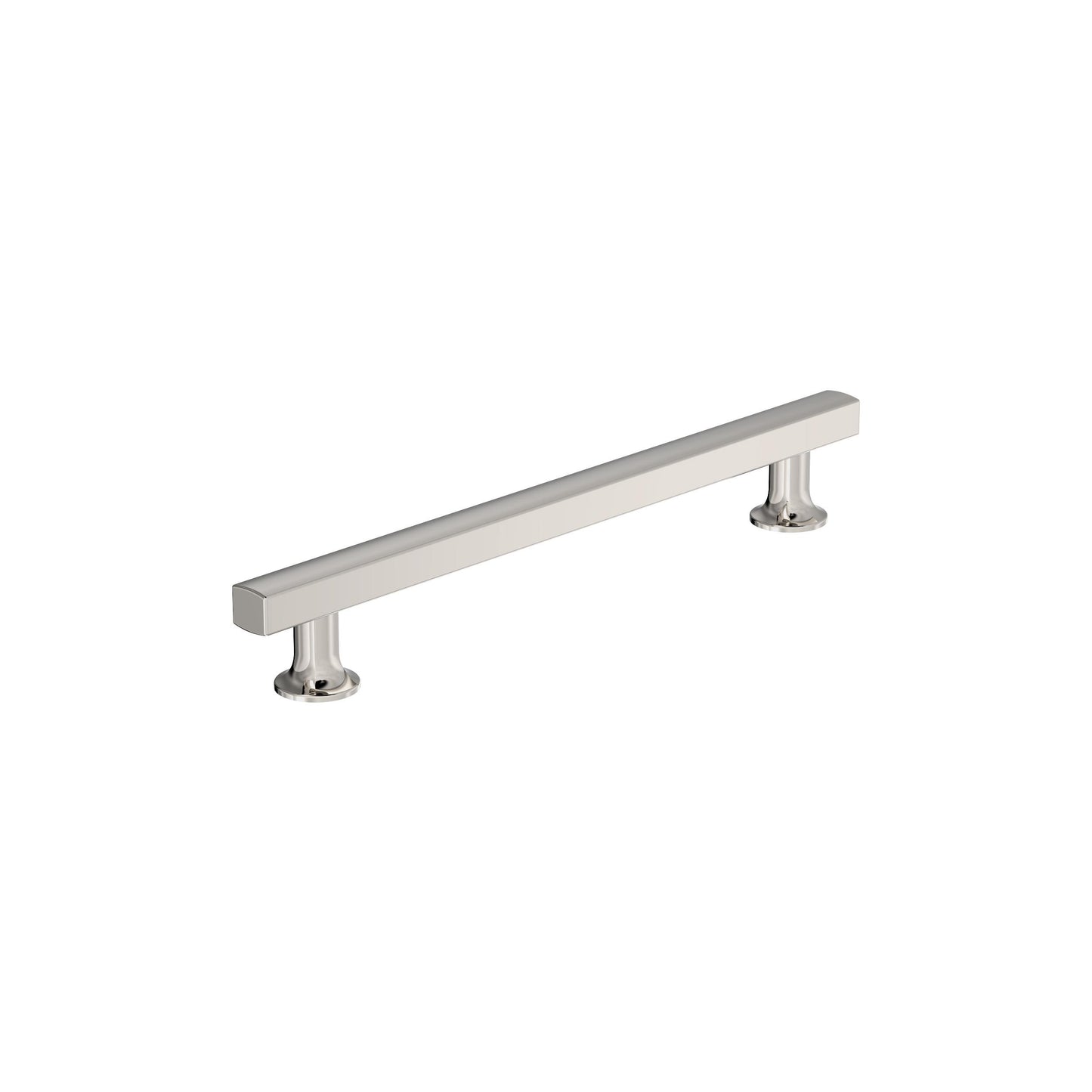 Amerock Everett Pull - 7-9/16 inch (192mm) CTC - Polished Nickel