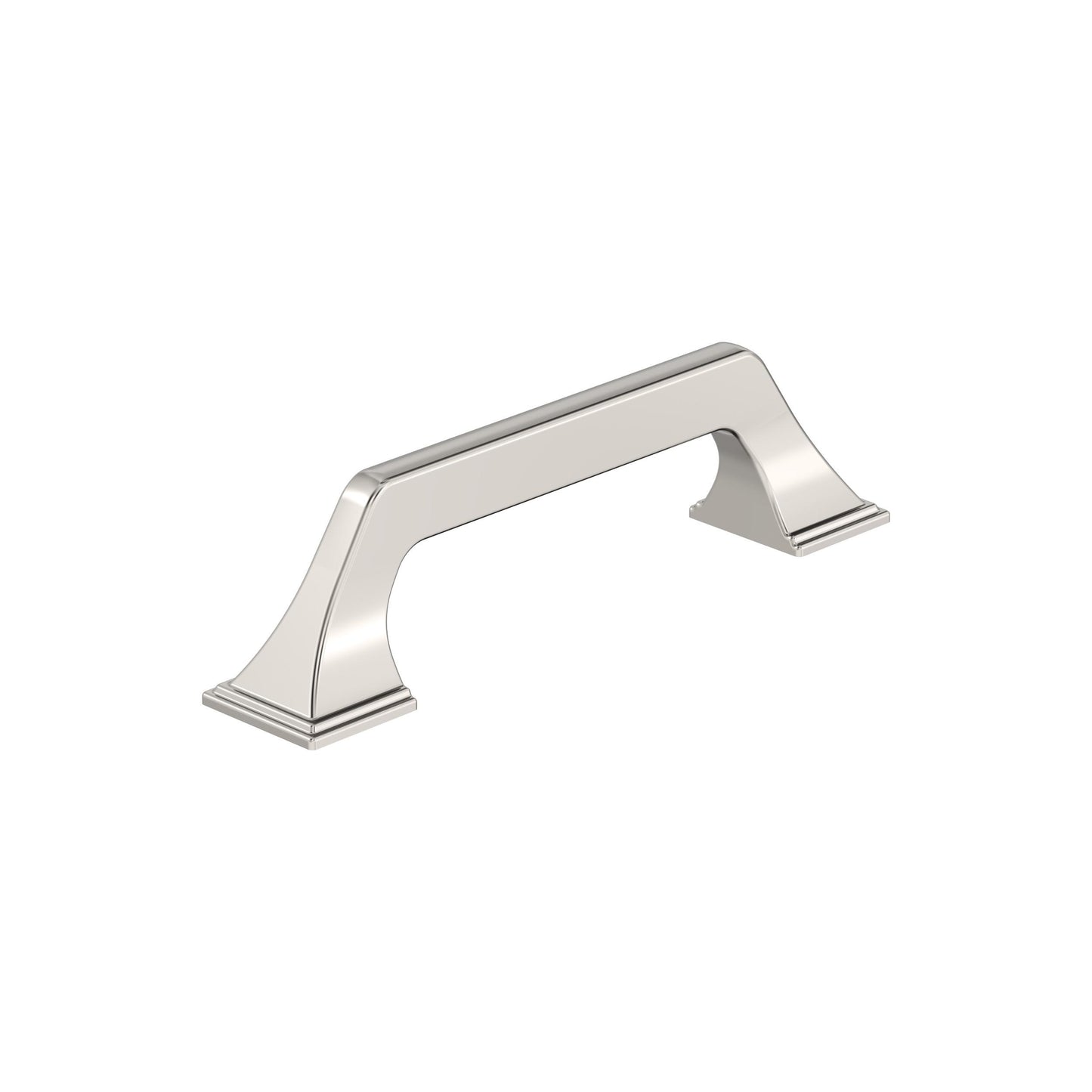Amerock Exceed Pull - 3-3/4 inch (96mm) CTC - Polished Nickel