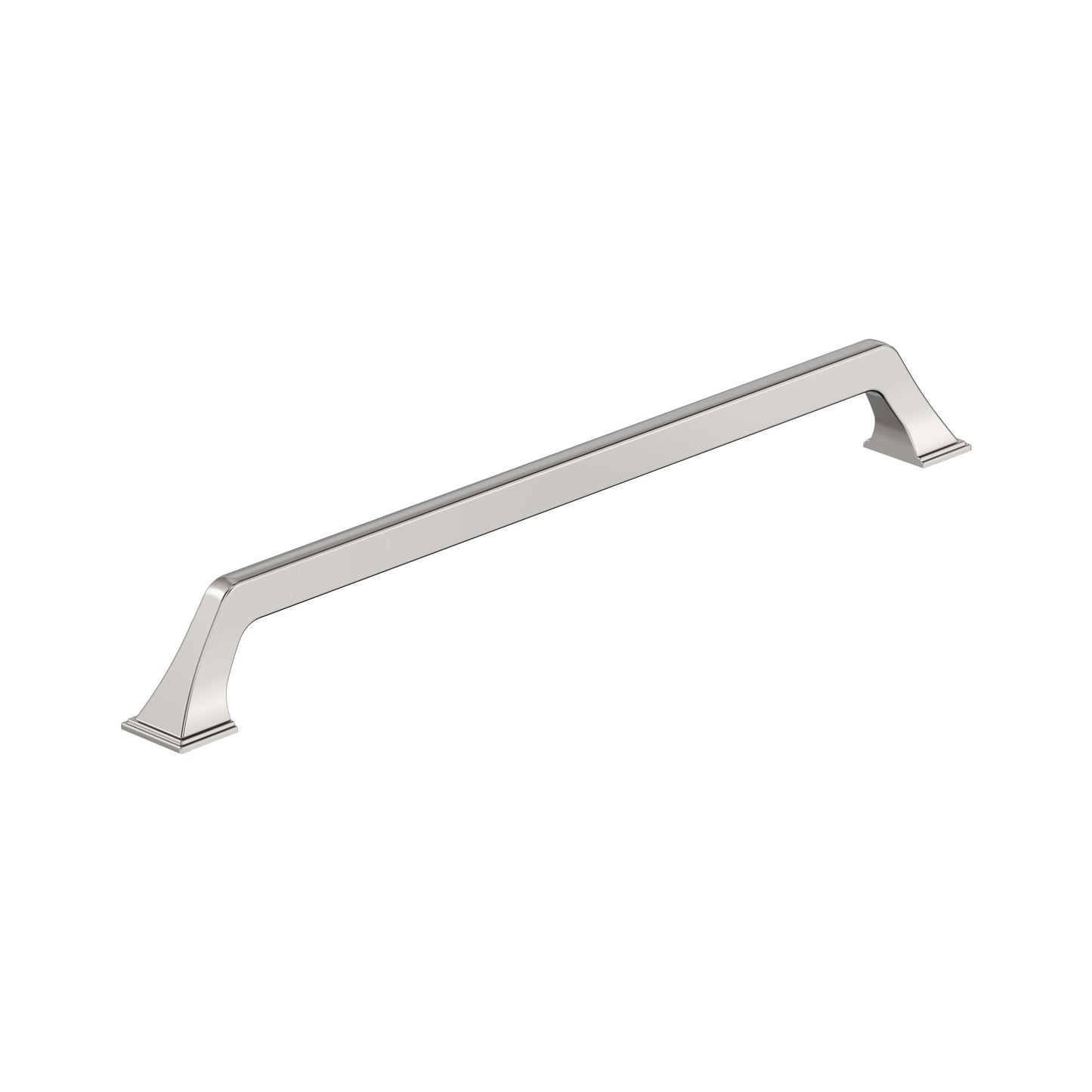Amerock Exceed Pull - 12-5/8 inch (320mm) CTC - Polished Nickel