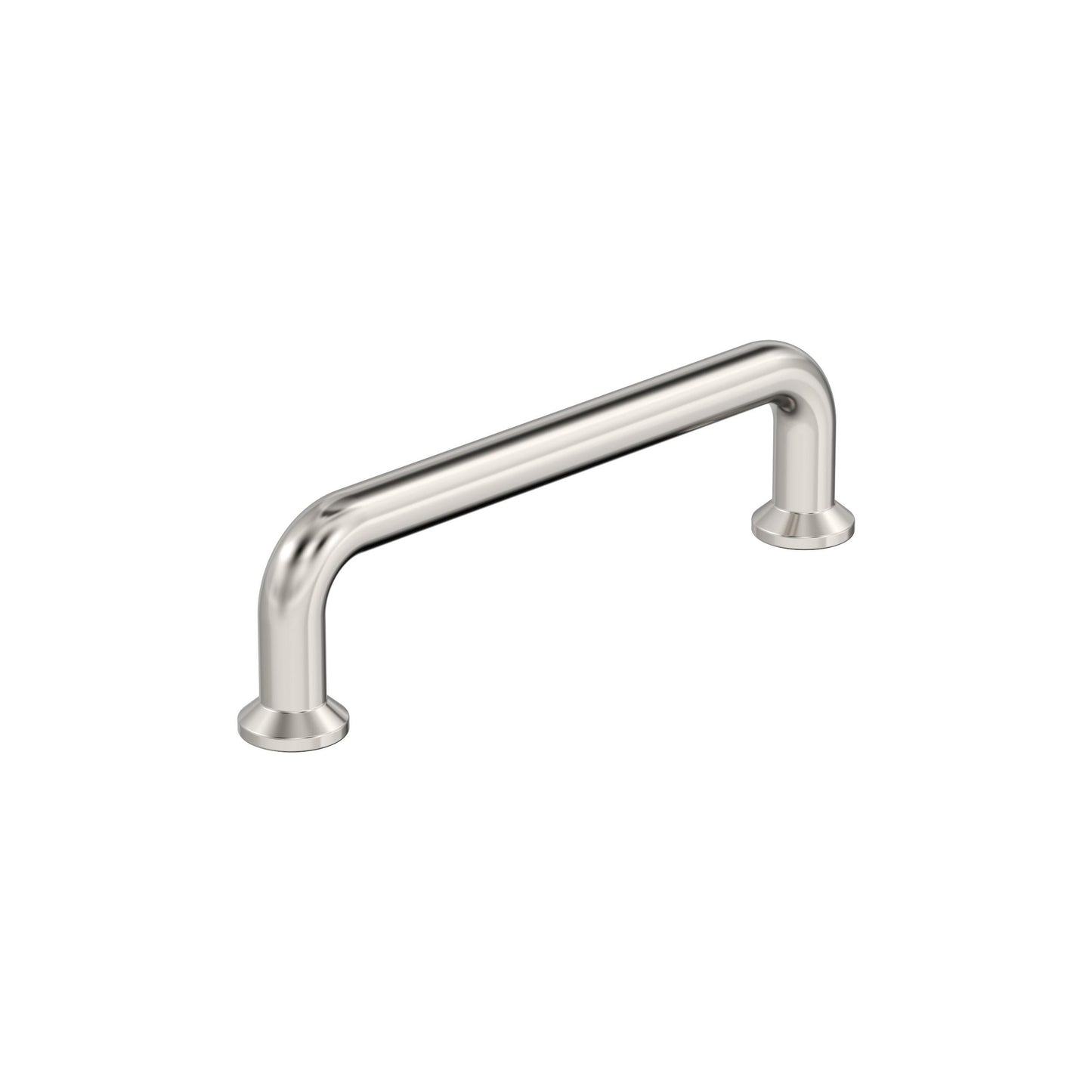 Amerock Factor Pull - 3-3/4 inch (96mm) CTC - Polished Nickel