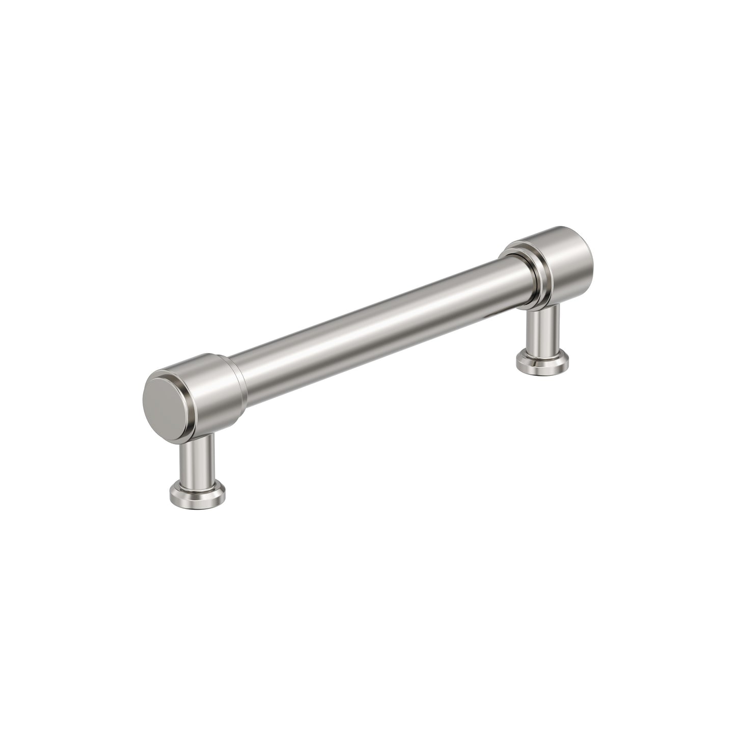 Amerock Faircrest Pull - 5-1/16 inch (128mm) CTC - Polished Nickel