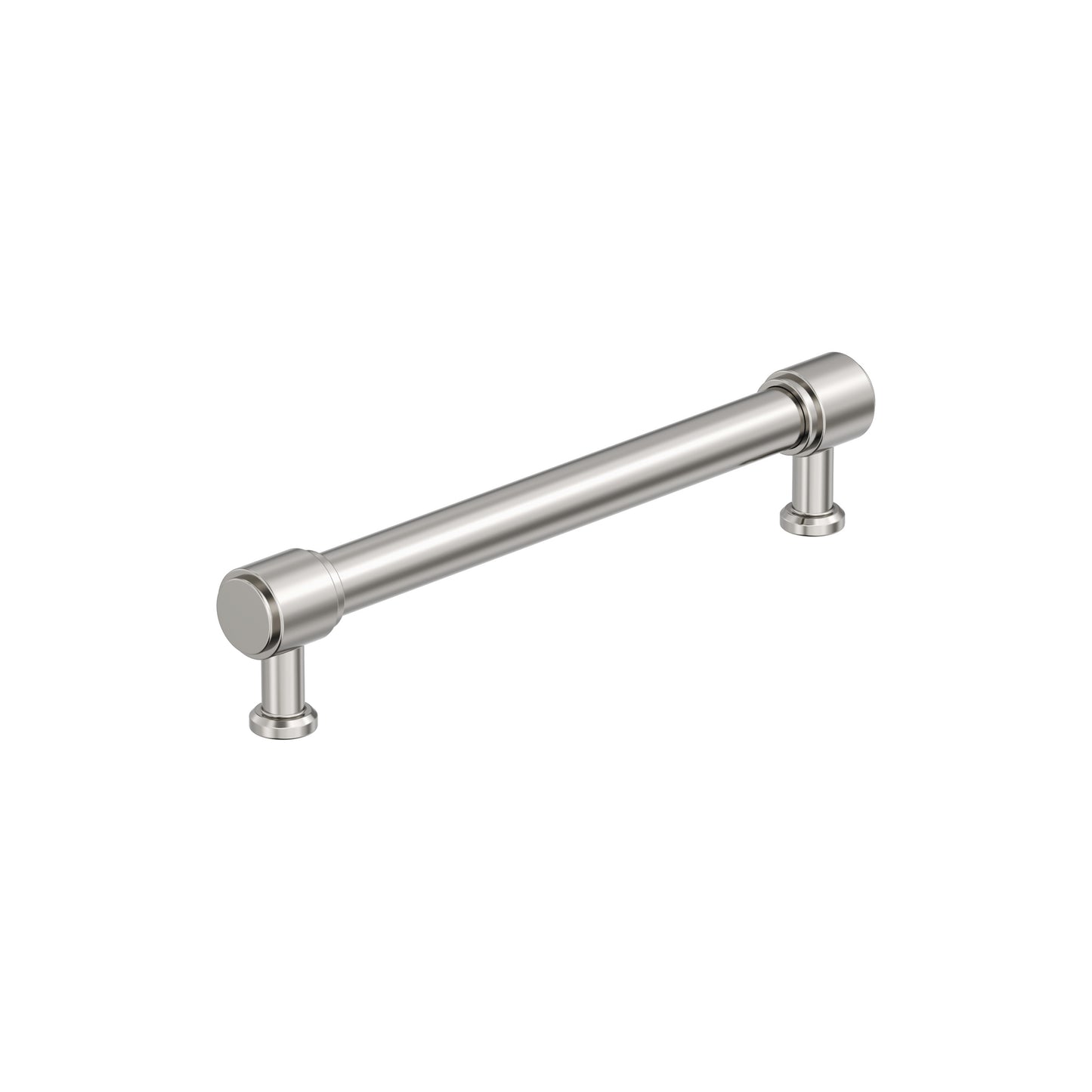 Amerock Faircrest Pull - 6-5/16 inch (160mm) CTC - Polished Nickel