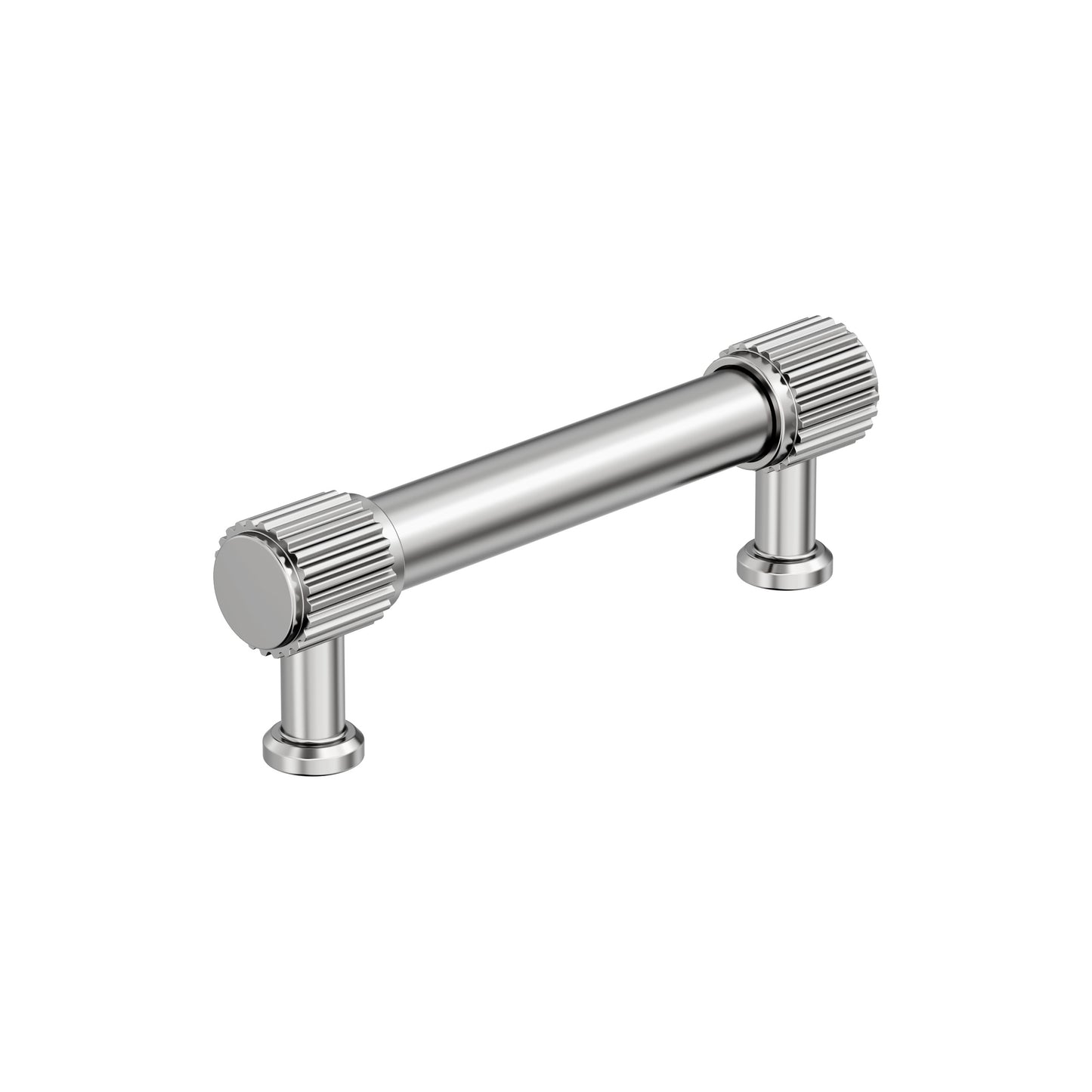 Amerock Farewind Pull - 3-3/4 inch (96mm) CTC - Polished Nickel