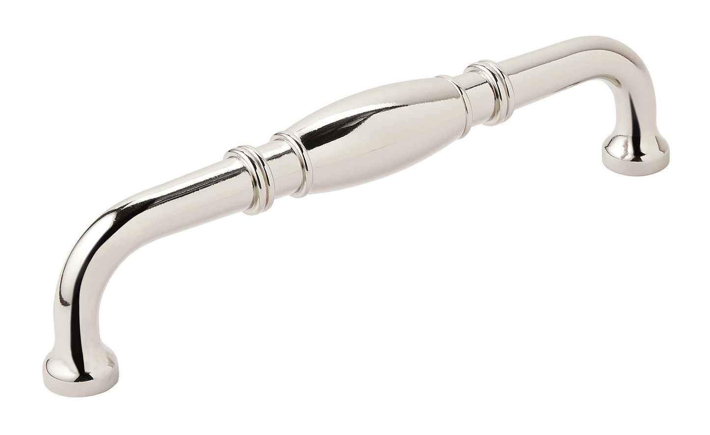 Amerock Granby Pull - 6-5/16 inch (160mm) CTC - Polished Nickel