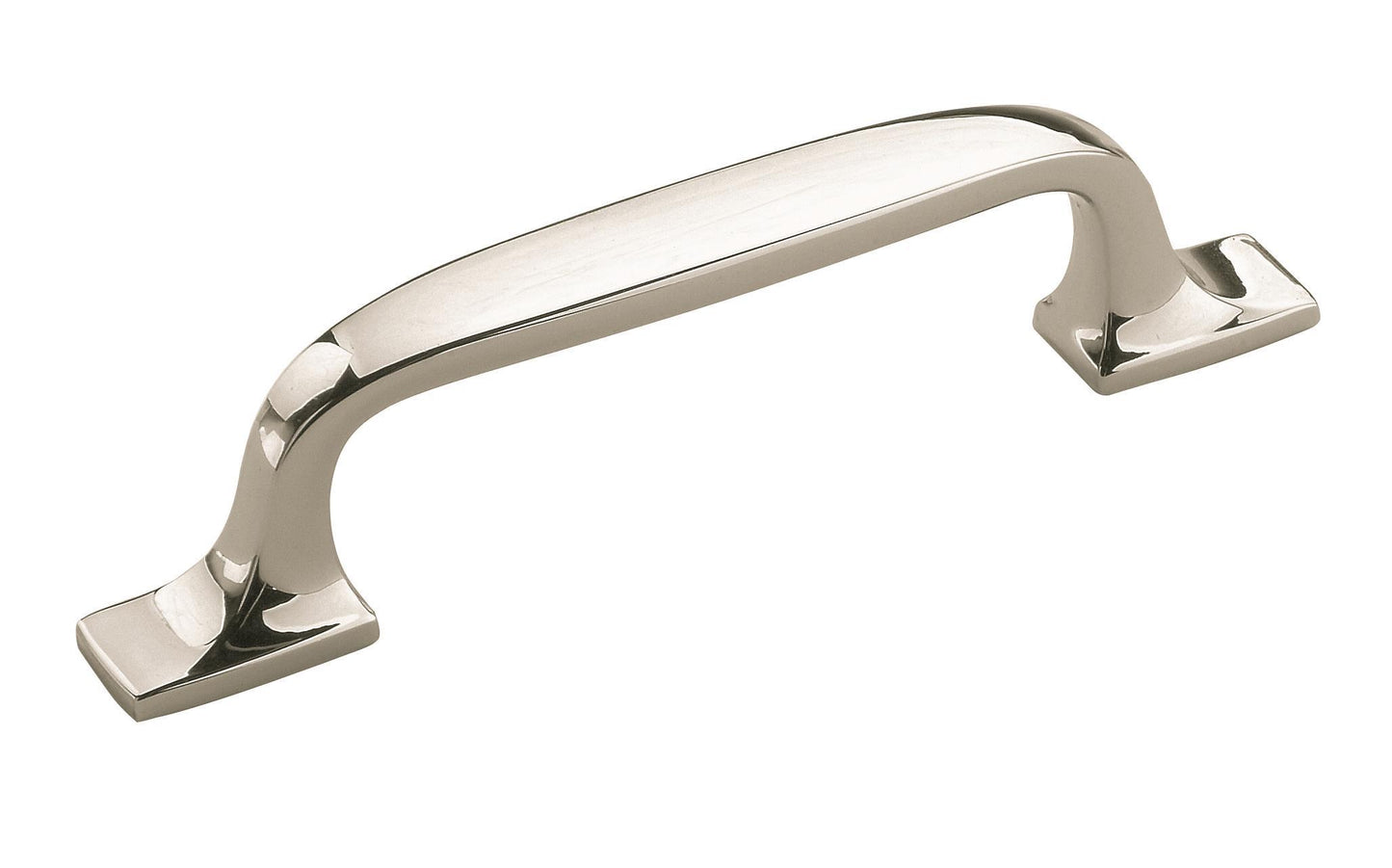Amerock Highland Ridge Pull - 3 inch (76mm) CTC - Polished Nickel