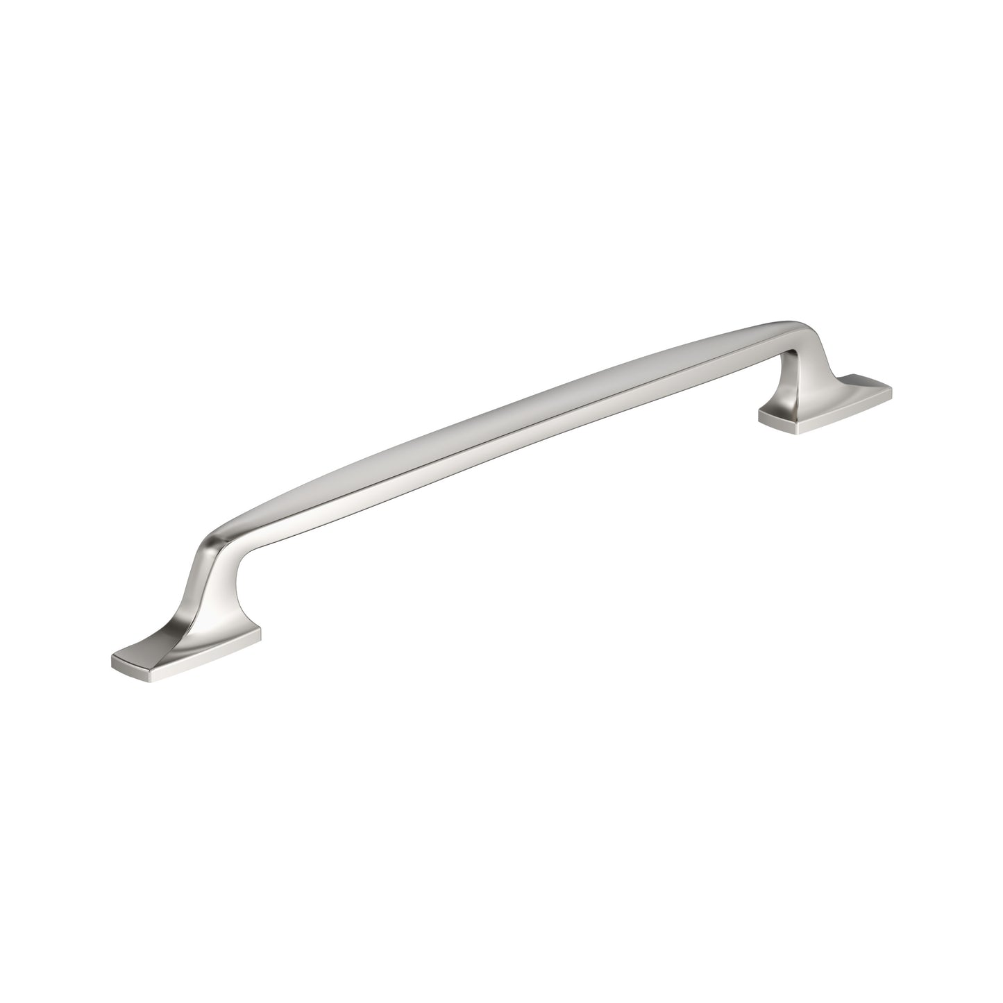 Amerock Highland Ridge Pull - 10-1/16 inch (256mm) CTC - Polished Nickel